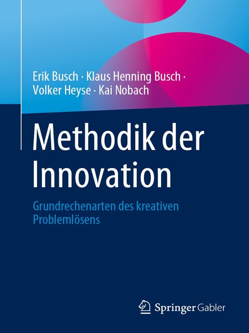 Title details for Methodik der Innovation by Erik Busch - Available